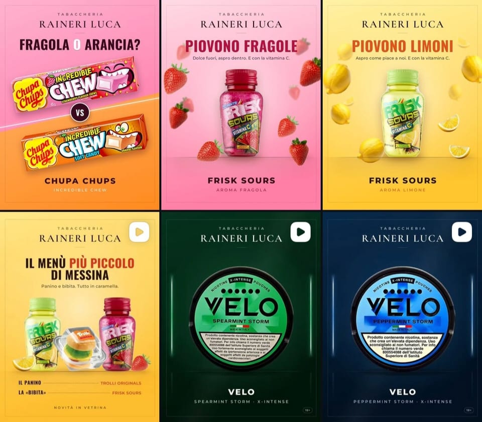 Posts for products, offers and daily specials, in one visual style.